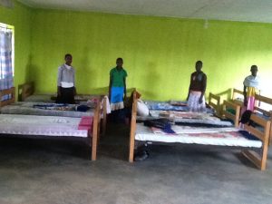 Boys in their dormitory